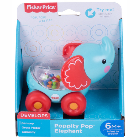 Fisher-Price Οχηματάκι Poppity Pop Ελεφαντάκι